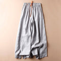 Pantalon Large Esprit Lin - Gris Perle